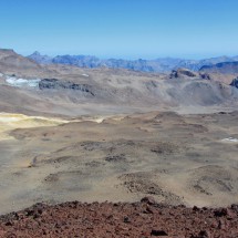 View to West, to the plateau we crossed